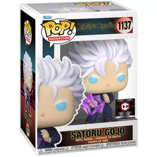 Funko Pop Satoru Gojo Hollow Purple Jujutsu Kaisen #1137 Figura Original Anime