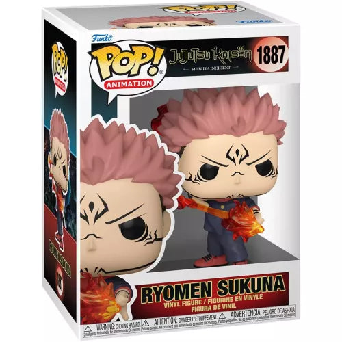 Funko Pop Sukuna Fire Arrow Jujutsu Kaisen #1887 Figura Original Anime